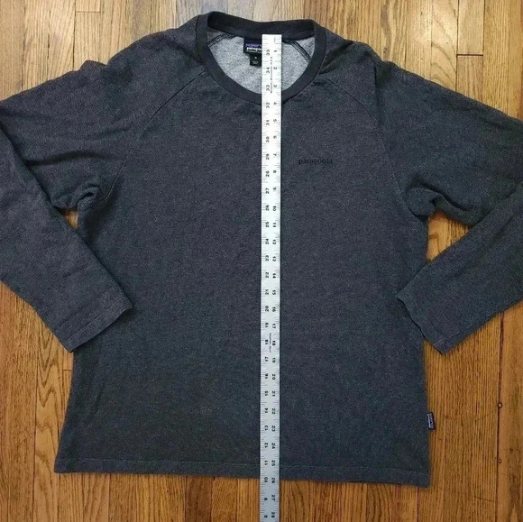 Patagonia Mens Crew Neck Sweatshirt Size M Grey - Picture 8 of 9